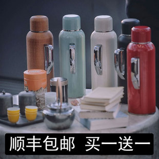 保溫杯水杯大容 一原傳家壺保溫壺家用316不銹鋼燜茶壺車載可攜式