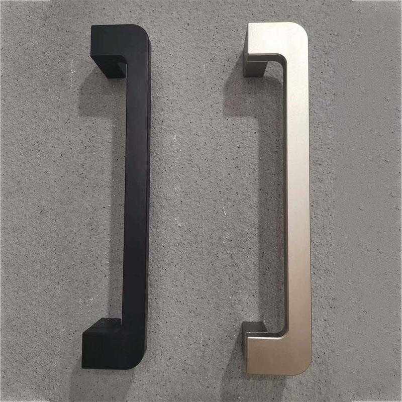 窄边推拉门拉手窄料移门明装阳台b厨房门把手豪华铝合金重型大拉