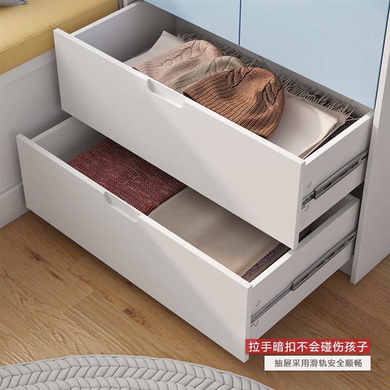 衣柜2门小户型公寓0.6/0.8米80cm宽现代简约经济平开儿童拉门衣柜,住宅家具,独立衣柜,淘宝优惠券,粉丝福利购,淘宝优惠卷