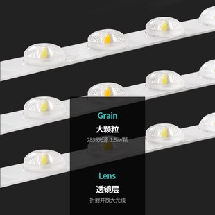 简约现代正方形家用卧室餐厅房间客厅灯具 led吸顶灯2023新款