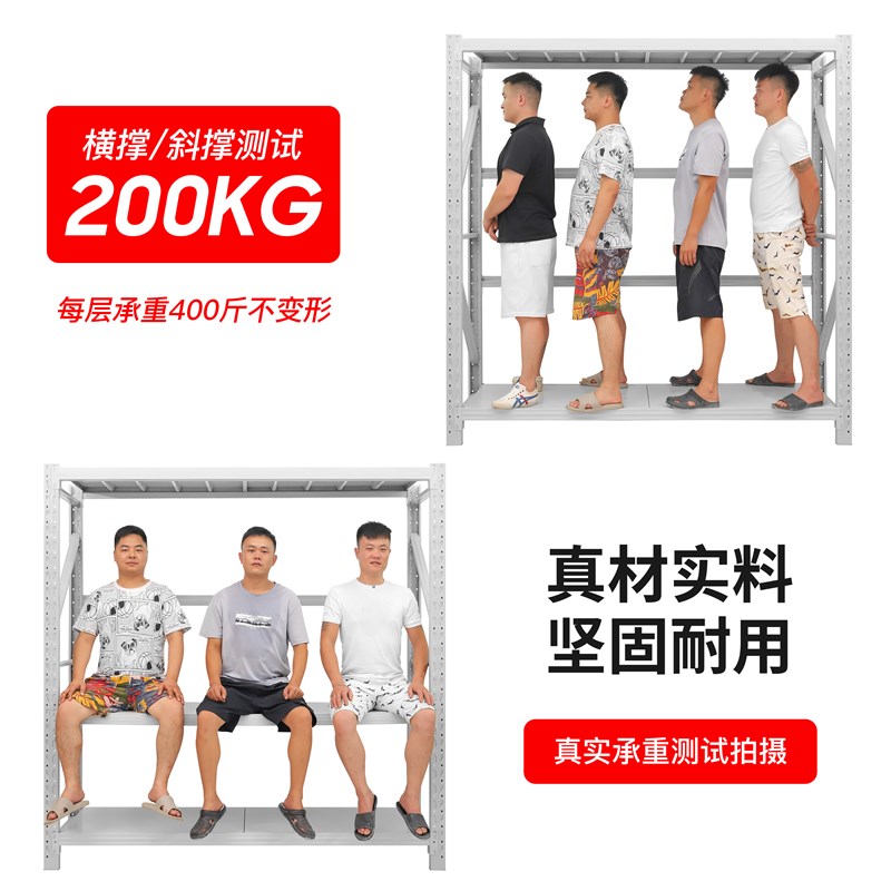 货架多层置物架家用金属展示架车间重型库房货架仓储货物快递铁架