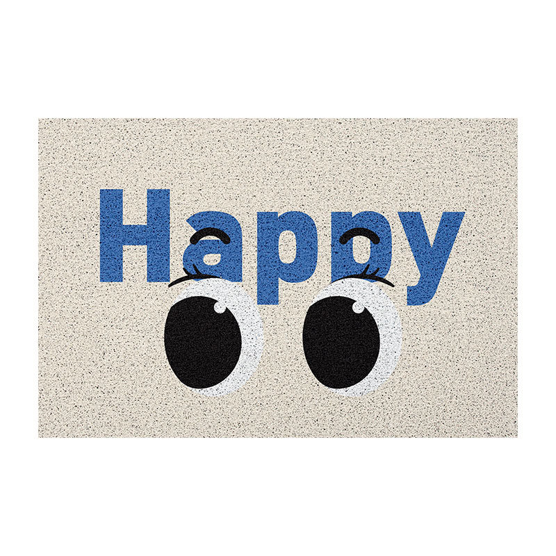 卡通表情入户门口丝圈耐磨地垫玄关进门蹭脚垫子家用pvc地毯门垫,居家布艺,入户地垫,淘宝优惠券,粉丝福利购,淘宝优惠卷