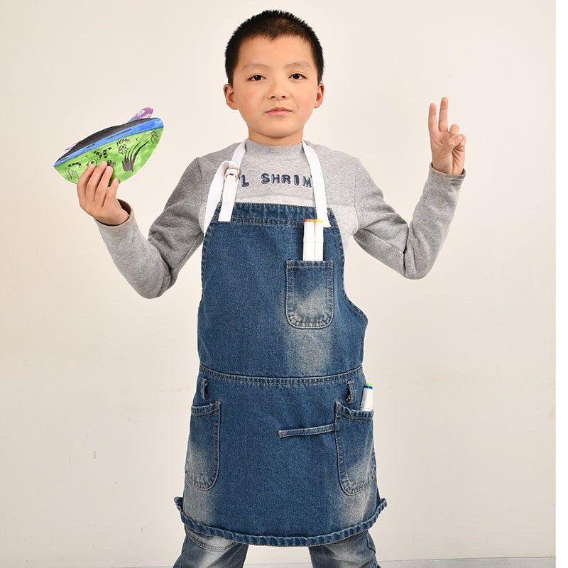 幼儿园水洗画画衣厨师服装定做印字护衣儿童围裙定制logo围腰,家庭/个人清洁工具,围裙,淘宝优惠券,粉丝福利购,淘宝优惠卷