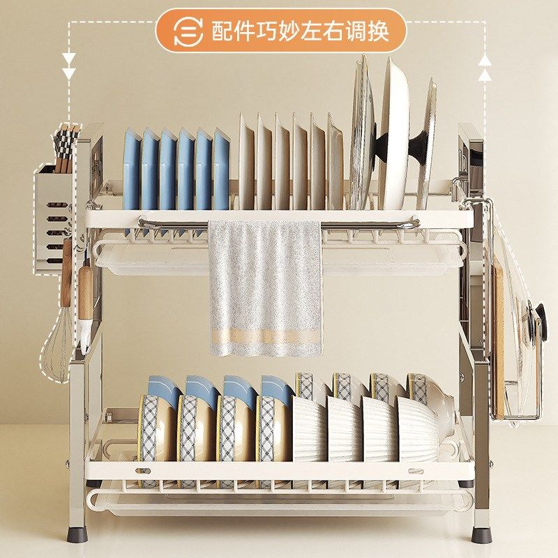 家用多功能放碗筷碗盘沥水架碗碟收纳架304不锈钢碗架厨房置物架,畜牧/养殖物资,特种养殖设备,淘宝优惠券,粉丝福利购,淘宝优惠卷