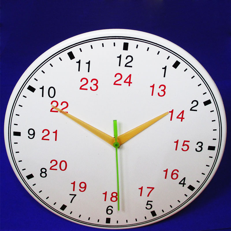 教具钟表模型大号小号小学生一年级数学认识时间蒙氏时钟儿童学具