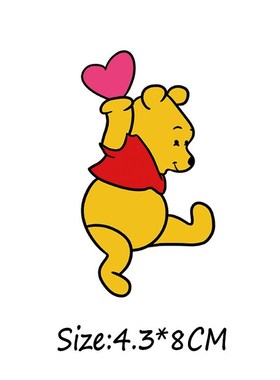 1pcs Thermal Transfer er Animal Bear Accessories By Iron On