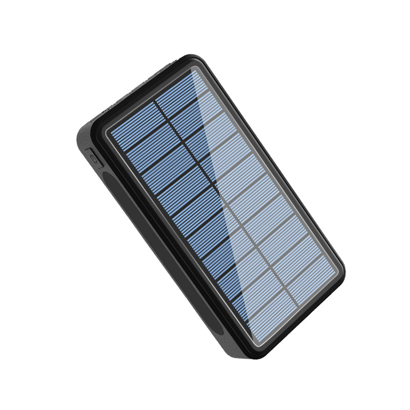 新品50000mAh Solar Power Bank 4 USB Type C Poverbank Portabl