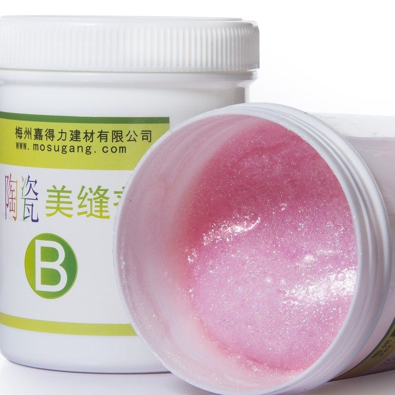 双邻填缝剂 瓷砖美缝陶瓷胶美缝剂 双组份O磁砖美缝胶剂闪粉色