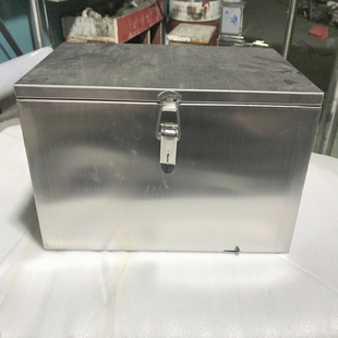 不锈钢工具箱加厚定做长方形带盖储物铁皮箱304收纳箱后备箱定制