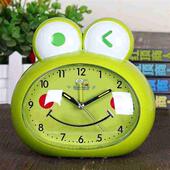 卡通闹钟小兔子会说话带夜灯儿童专用可爱闹钟大铃声创意闹钟学生