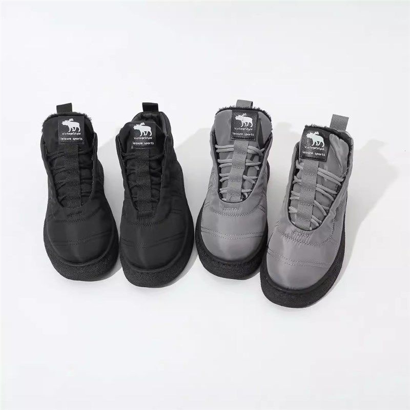 巨保暖!冬季新品男士户外加绒一脚蹬帆布棉鞋休闲半高帮鞋男鞋潮,流行男鞋,棉鞋,淘宝优惠券,粉丝福利购,淘宝优惠卷