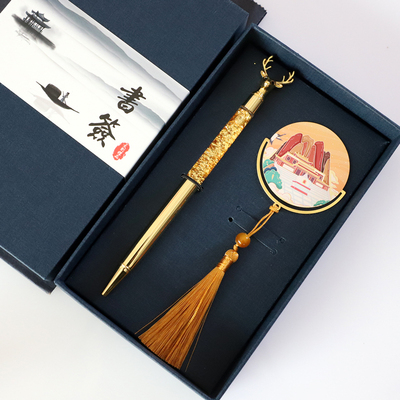 内蒙古景点书签蒙文化礼品金属定制刻字草原特色旅V游伴手礼纪念