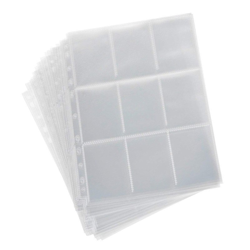 90 Pockets Transparent Album Card Cover Trading Card Storag