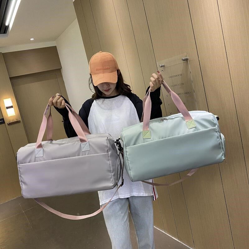 健身包干湿分离鞋位训练瑜伽包女大容量手提行李包休闲运动旅行包