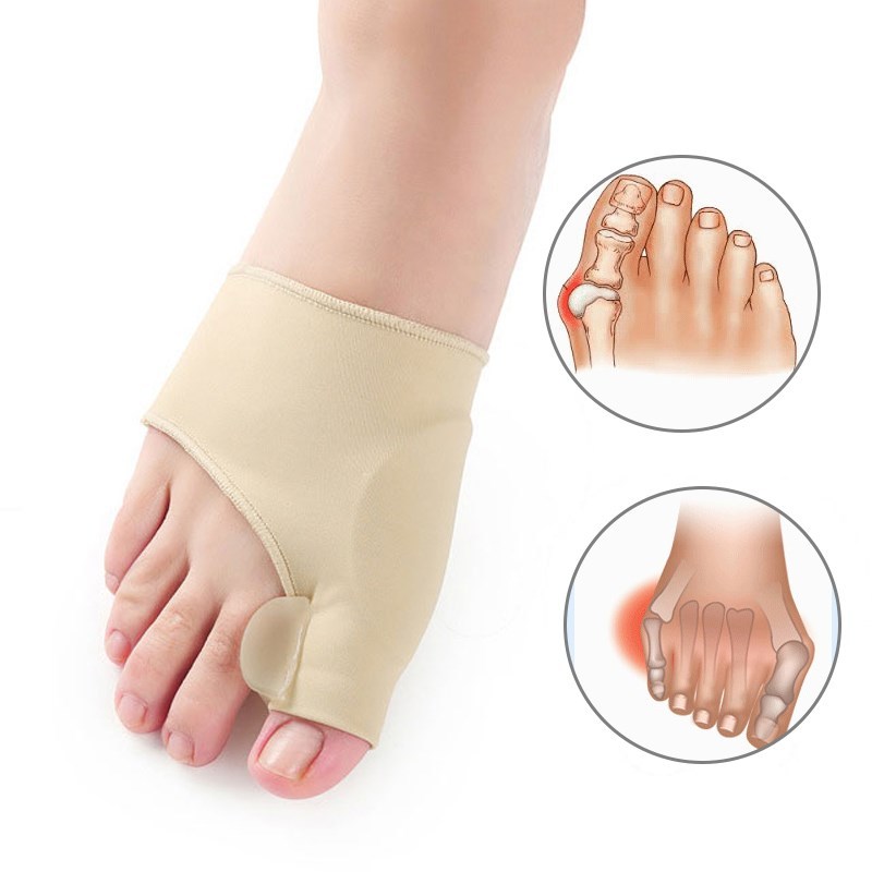 推荐2Pcs=1Pair Toe Separator Hallux Valgus Bunion Corrector