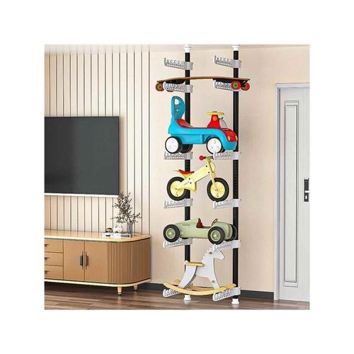儿童玩具车收纳架客厅家用落地免打孔滑板自行车置物架子厂家