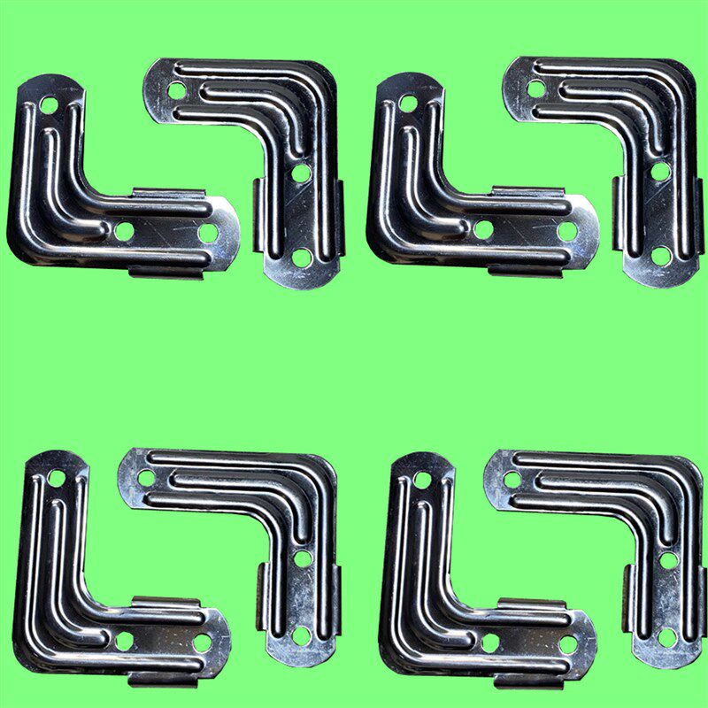 厚度0.5毫米不锈钢晾衣s架配件单买l片s片组合25方管连接件折叠架