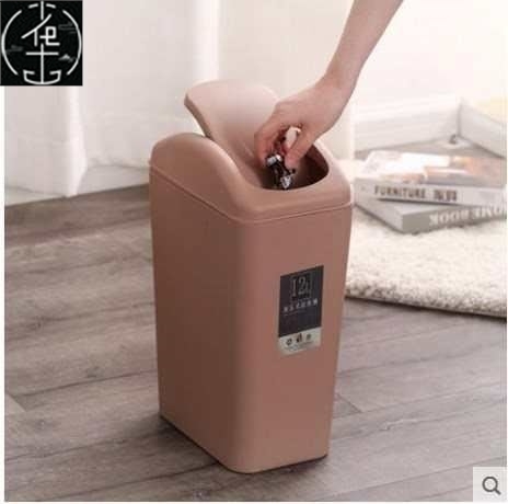 新品Black dustbin with cover and cover toilet paper to put i