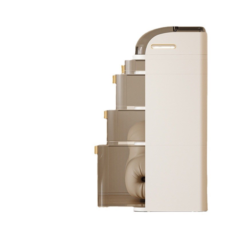 夹缝收纳柜卫生间置物架卧室抽屉式厨房储物柜厕所床边窄缝收纳箱