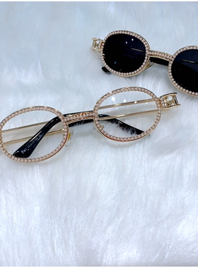现货Blu-ray Protection Sunglasses wFomen Hot sale round vint