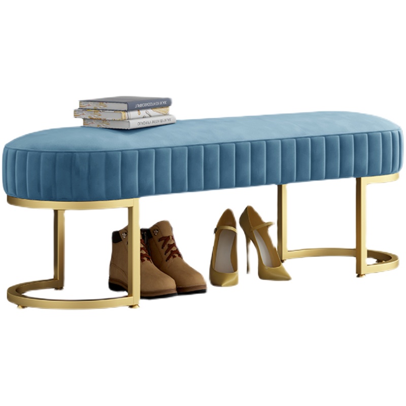 北欧创意家用门口换鞋凳床尾凳试衣间沙发长条休息凳鞋店试穿鞋凳