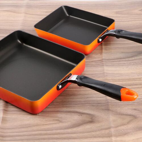 日式玉子烧煎煎锅神方形粘锅厚不蛋烧麦饭石小炒锅蛋器家用平底锅