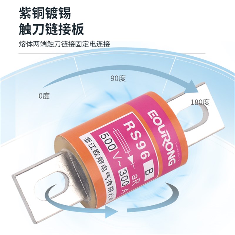 RS96B 快速熔断器保险管保险丝200A250A300A350A400A500A