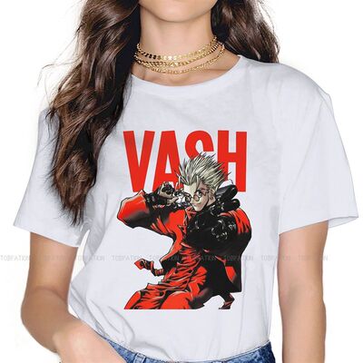 推荐Cool Women TShirt Trigun Vash the Stampede Meryl Stryfe