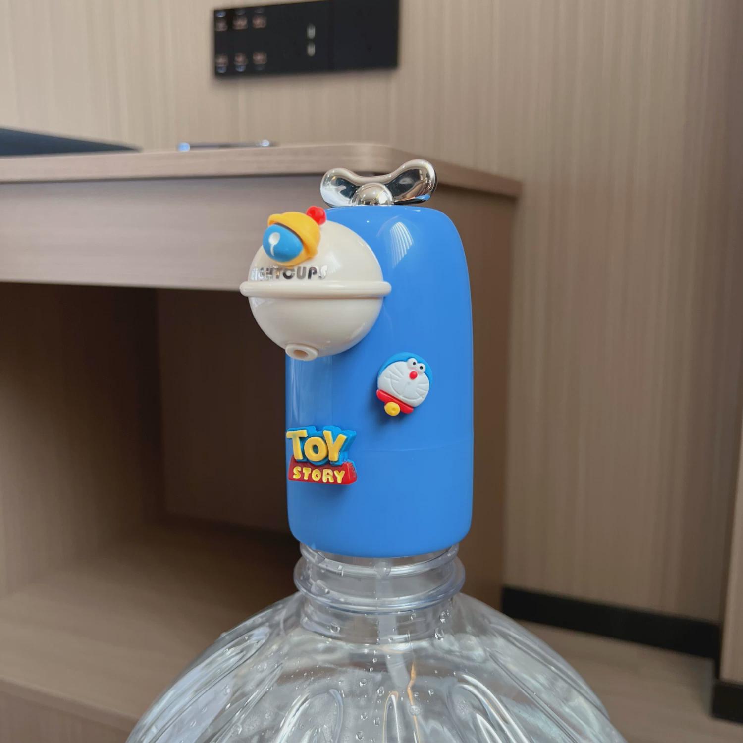 家用桶装抽水器上k水器取水器矿泉水饮水机水桶自动抽水泵卡通新