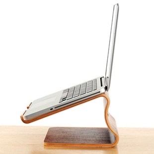 Pad Wooden Wood Fashion Stand Laptop Universal 推荐 Cooling