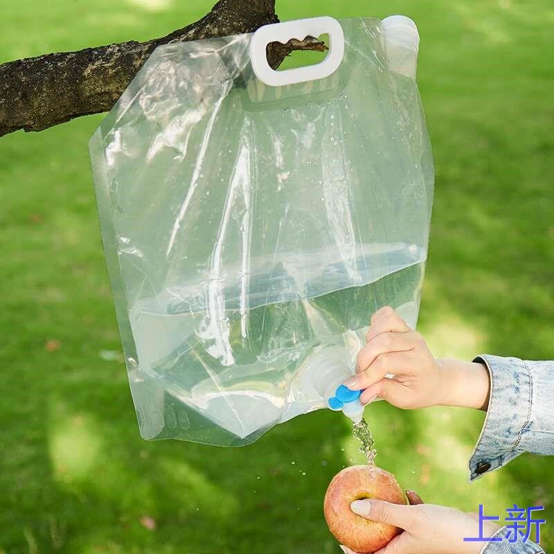新疆户外便携折叠水袋旅露营塑游料软体蓄水装水桶大容量新款