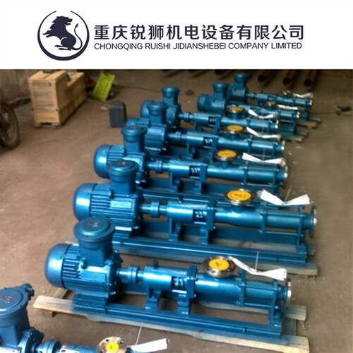 现货G型不锈钢g螺杆泵 G40-1抗阻塞淤泥排污浓浆泵 单螺杆泵重庆