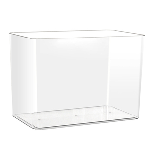 水族箱桌面免换水客厅小型亚克力塑料金鱼缸创意新款 速发鱼缸 乌