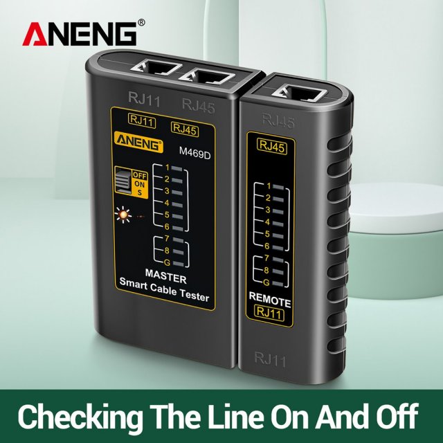 速发NEW M469D RJ45 Cable lan tester Network Cable Tester RJ4