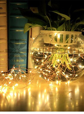 Wire-String-Lights Wedding-Christmas-Garland Home-Decoration