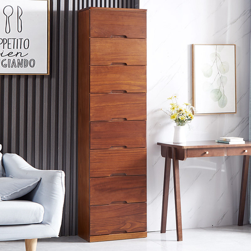 实木夹缝收纳柜30cm深超薄多层储物整理窄客厅卧室抽屉式小五斗橱,收纳整理,收纳柜,淘宝优惠券,粉丝福利购,淘宝优惠卷