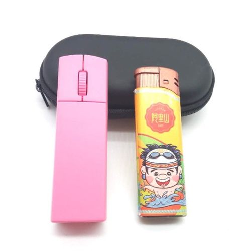 创意小鼠标带激光灯静音双模式鼠标锂电池充电商务演讲培训