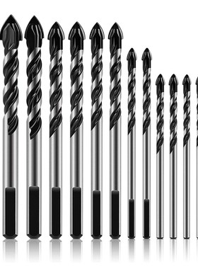 Hot 15Pcs Masonry Drill Bits Set 3-16mm for Glass Concrete M