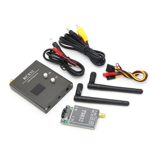 48Ch 5.8G 600mw 5km Wireless AV Transmitter TS832 Receiver R