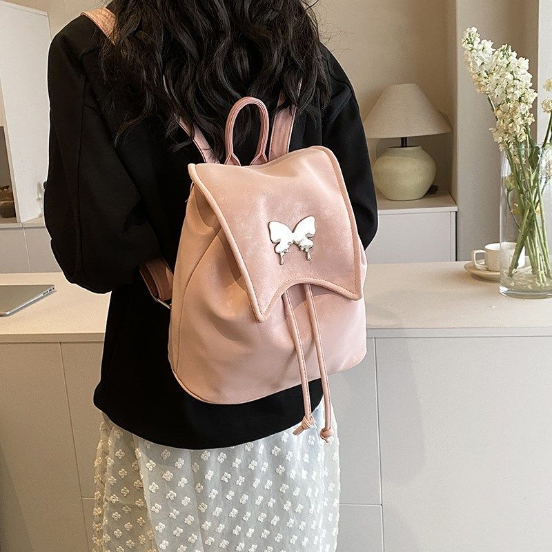 高级感时尚休闲女士双肩包2024新款夏季百搭旅行软皮小背包女韩版,箱包皮具/热销女包/男包,双肩背包,淘宝优惠券,粉丝福利购,淘宝优惠卷