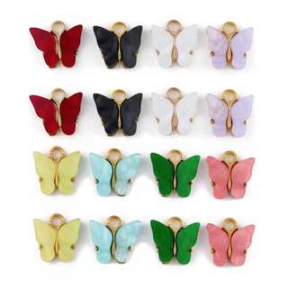 新品Express Amazon's popular acrylic butterfly alloy color P