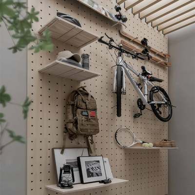 极速Wall shelf room partition rack wall hanging storage rack