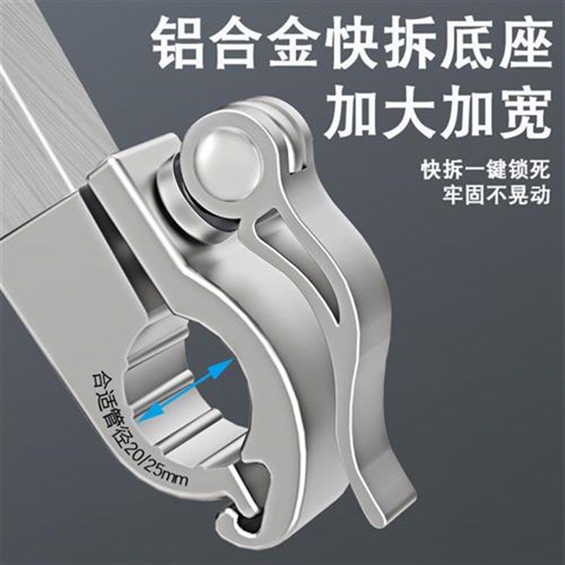 电动车雨b伞支架自行车撑伞架婴儿推车不锈钢加厚双夹撑伞固定神,自行车/骑行装备/零配件,自行车撑伞架,淘宝优惠券,粉丝福利购,淘宝优惠卷