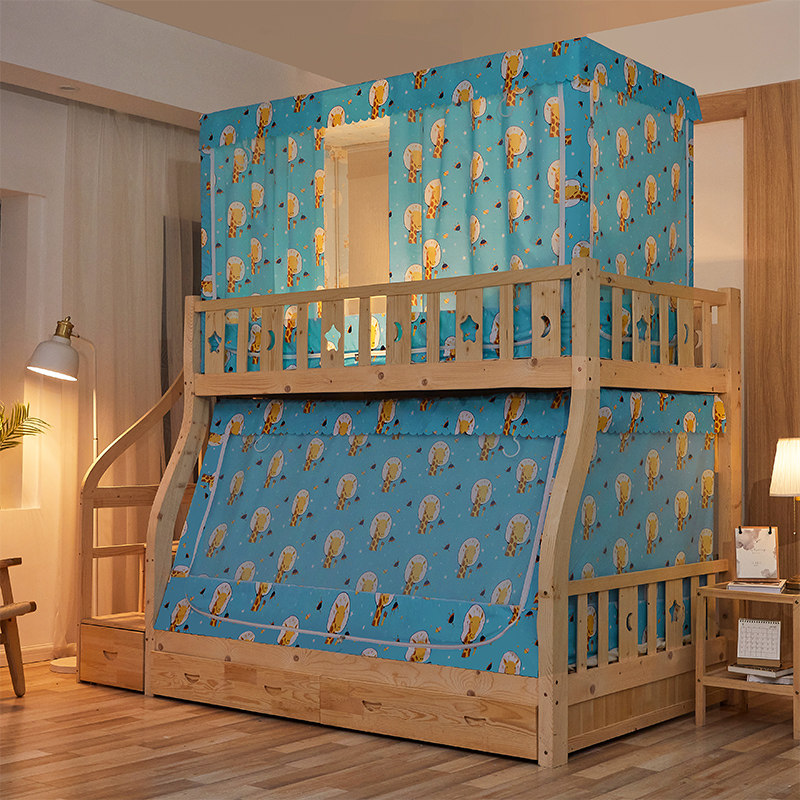 子母床蚊帐1.2m上下铺1.5梯形家用1.6高低床1.3儿童双层床1米男孩,床上用品,蚊帐,淘宝优惠券,粉丝福利购,淘宝优惠卷