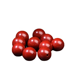 ore loose Natural raw cinnabar sand 新品 red purp beads