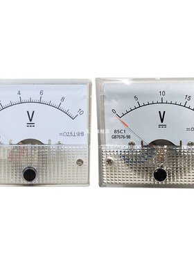 Analog Panel Volt Voltage Meter Voltmeter Gauge 85C1 DC 10/2