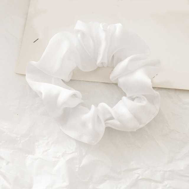 速发Women Silk Scrunchie Elastic Handmade Multicolor Hair Ba