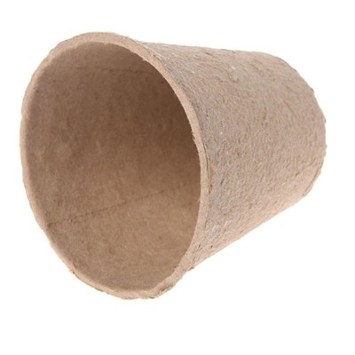 50PCS Round Peat Pots Biodegradable Plant Seedling Starters