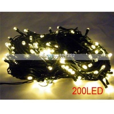 推荐200 LED Solar Powered String Fairy Lights Garland Lamp f