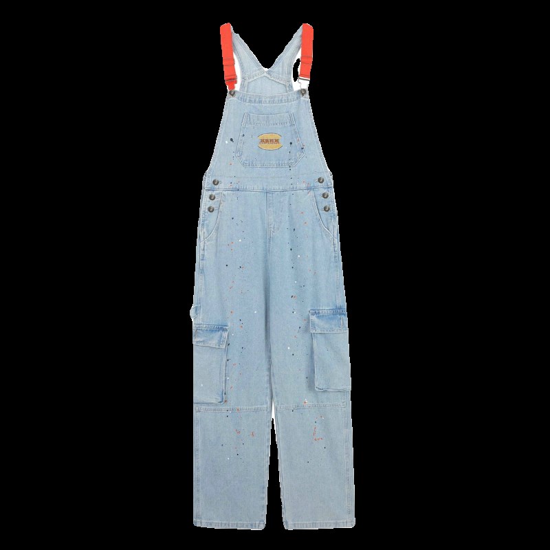 加长女裤韩版宽松薄款高个子减龄波点背带裤女夏季高腰显瘦长裤子